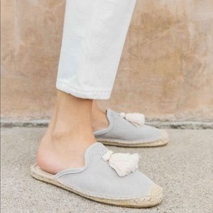 Soludos Tassel Suede Mules